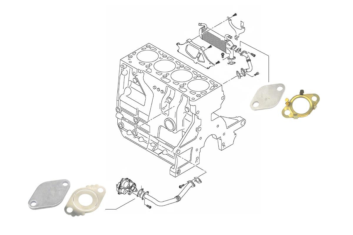 VW Crafter 2.0 TDI EGR Blanking Kit For CKUB / CKUC / CKTB Engine