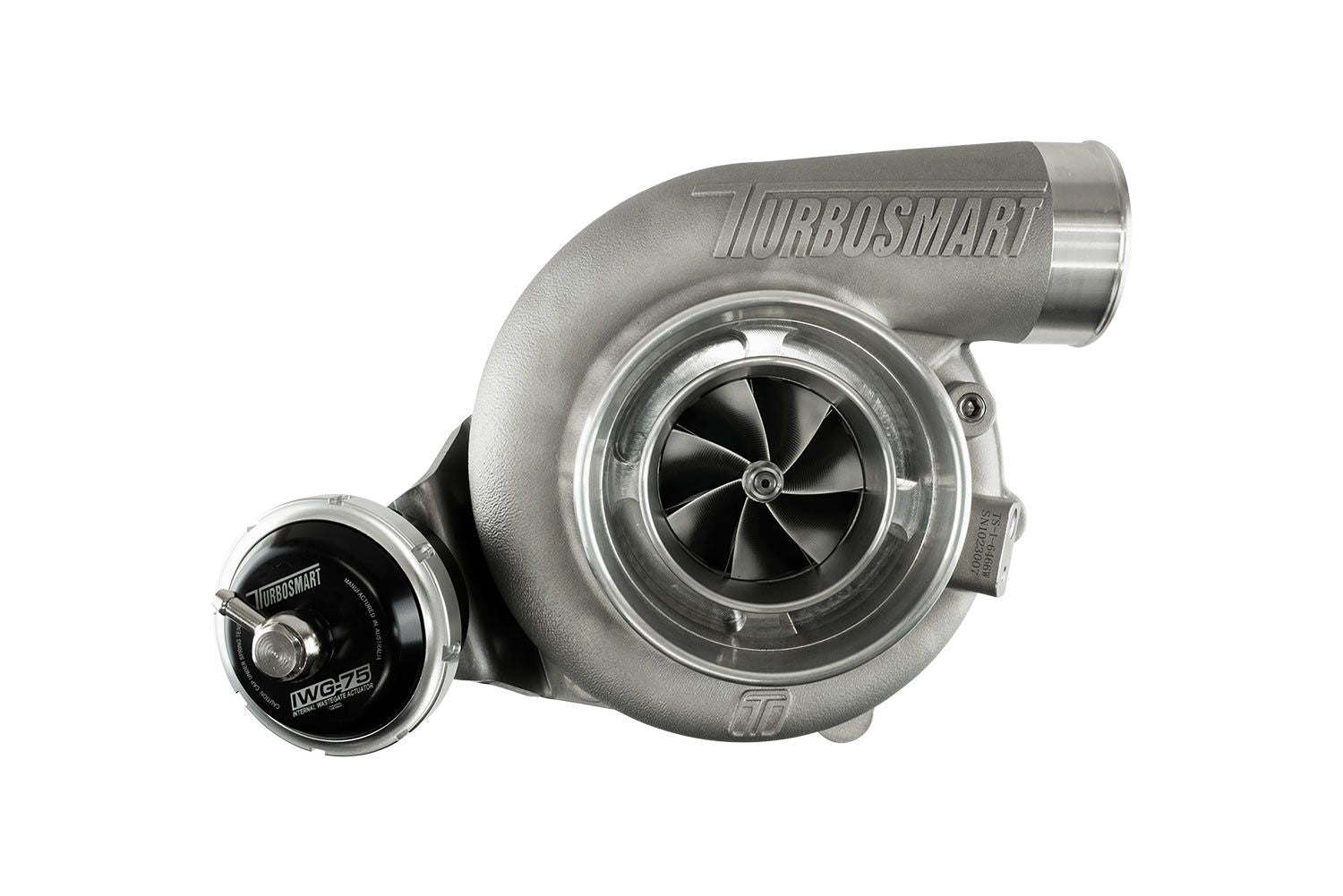 Turbosmart TS-2 Performance Turbocharger (Water Cooled) 6466 V-Band 0.82AR Internally Wastegated - Image 2