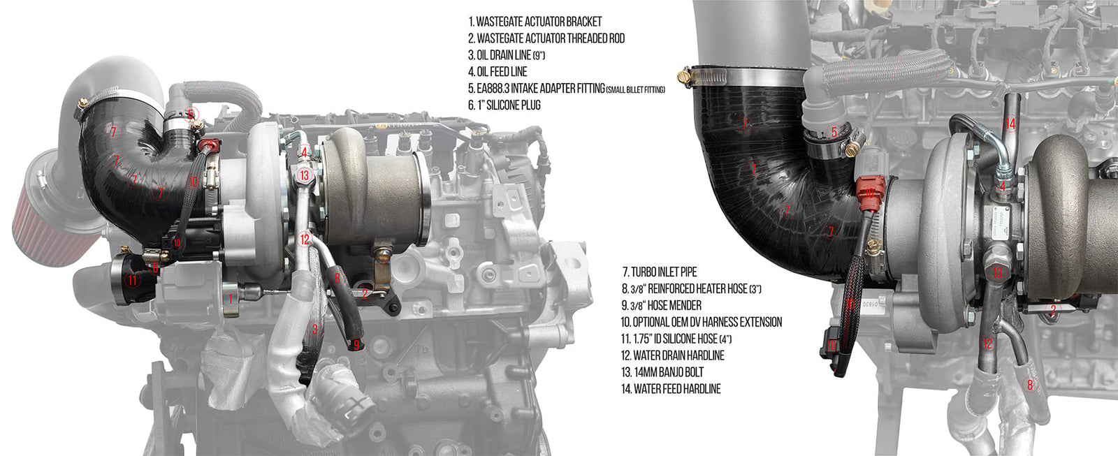 CTS Turbo MQB BOSS600 V2 MK7 GTI/Golf R/8V S3/8V A3 - Discontinued