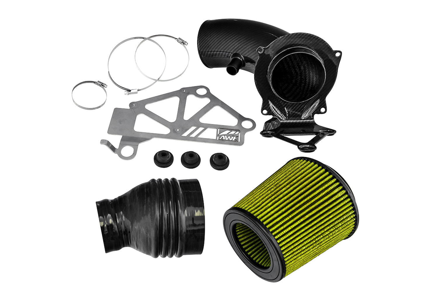 AWE 4.5in S-FLO Carbon Intake for Audi RS3 8V / 8Y & TT RS 8S 2.5 TFSI