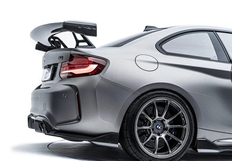 ADRO AT-R1 Carbon Fibre Swan Neck GT Wing - BMW M2 F87 N55 S55