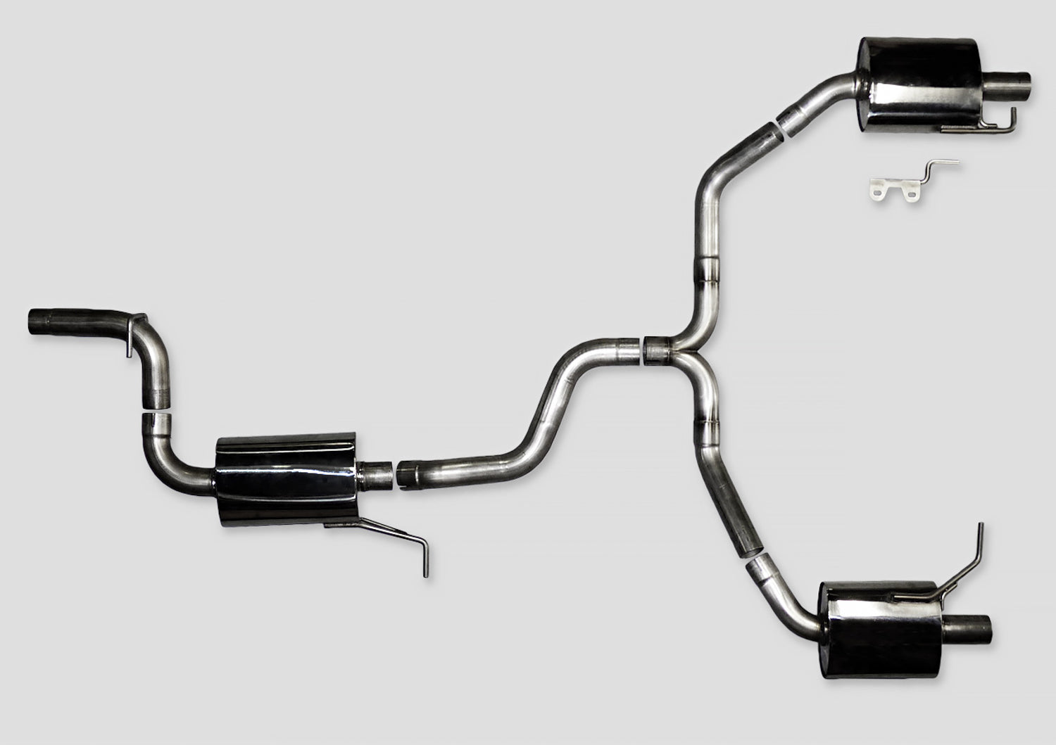 AWE VW CC 2.0T Touring Edition Performance Exhaust - Chrome Silver Tips