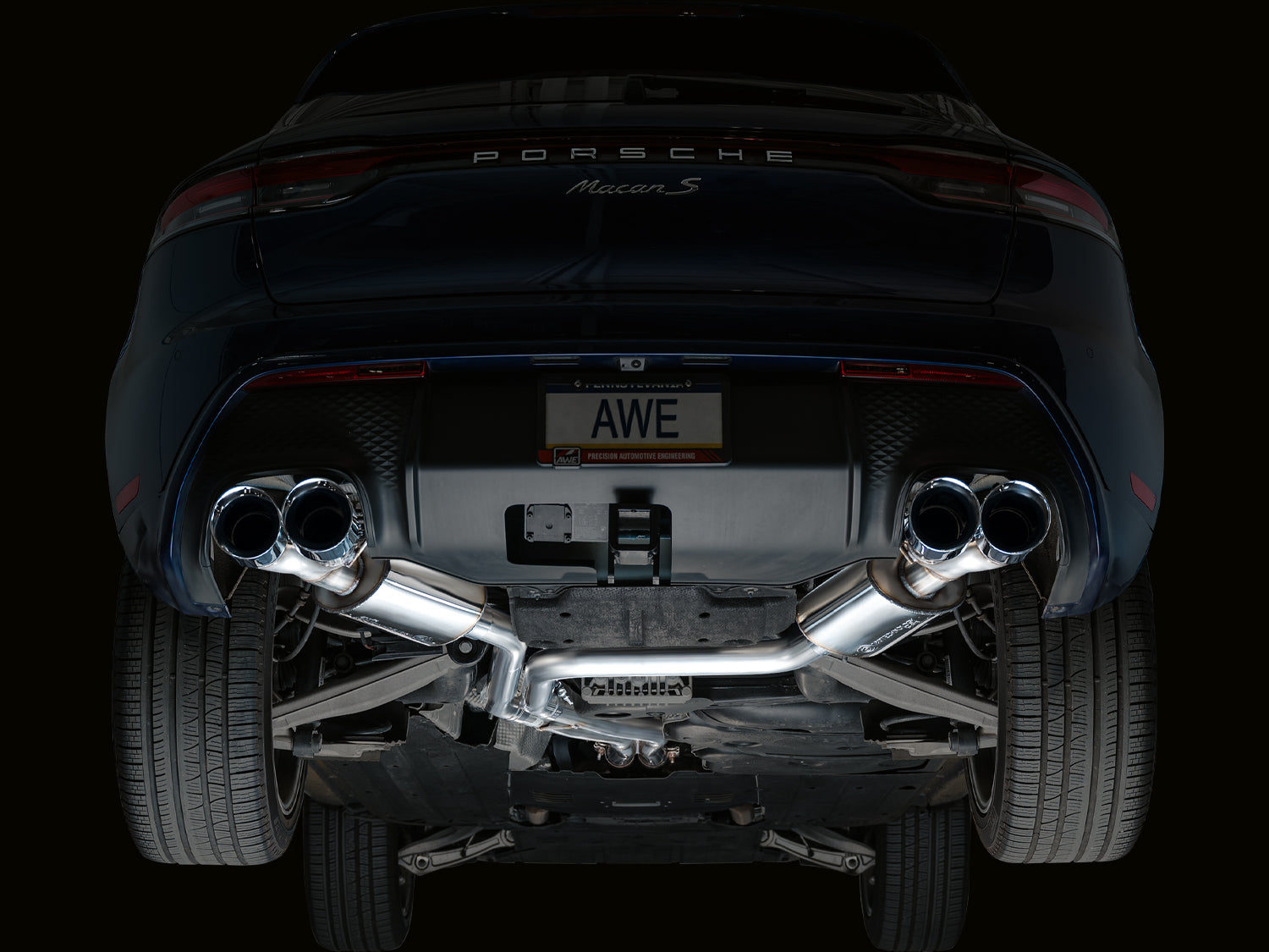 AWE Touring Edition Exhaust for Porsche Macan 95B.2 S / GTS / Turbo 3.0T / 2.9TT (2019-2021)
