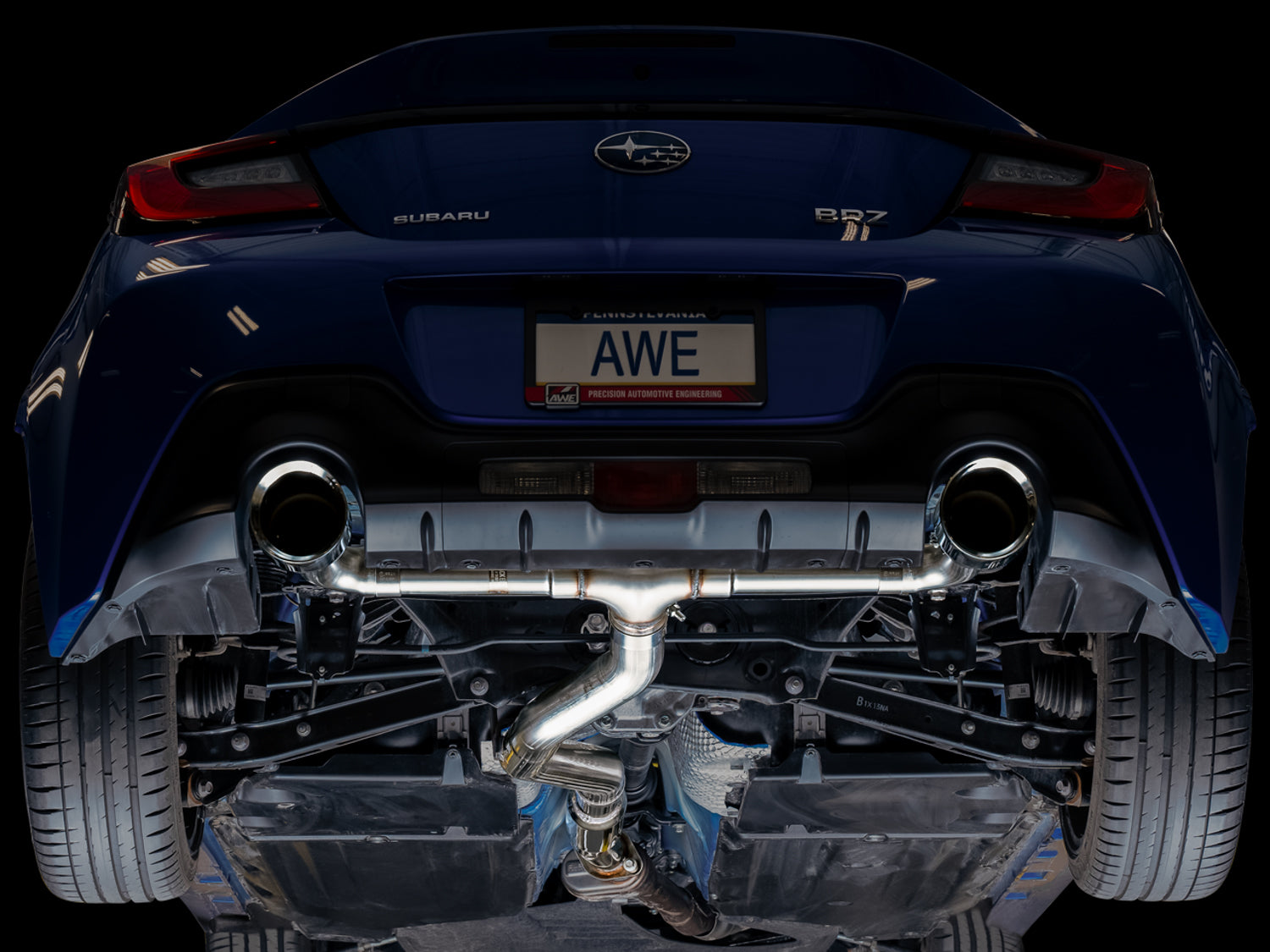 AWE Track Edition Exhaust for Toyota GR86 / 86 & Subaru BRZ ZN6 / ZN8 FA20 / FA24