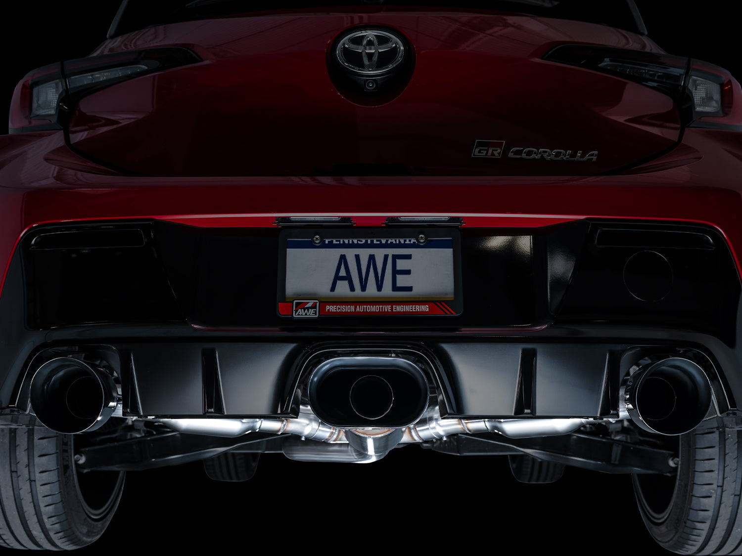AWE Track Edition Exhaust for Toyota GR Corolla G16E-GTS 1.6T (2023+)