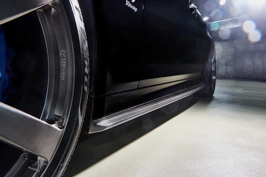 3D Design Carbon Fibre Side Skirt Set - BMW F90 M5 S63