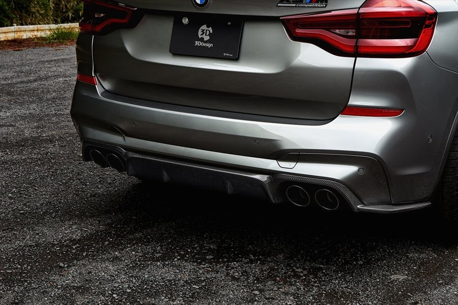 3D Design Carbon Fibre Rear Diffuser - BMW F97 X3 M S58