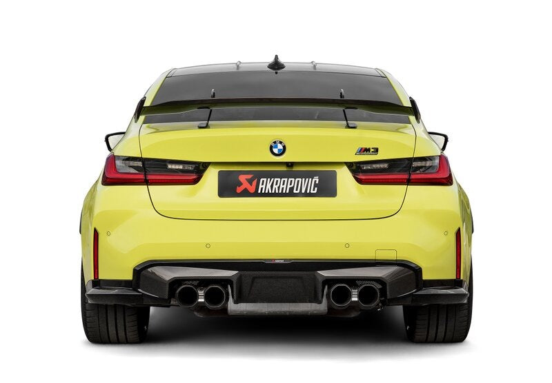Akrapovic Rear Carbon Fibre Diffuser - High Gloss Black - G80 M3 G82 G83 M4 S58