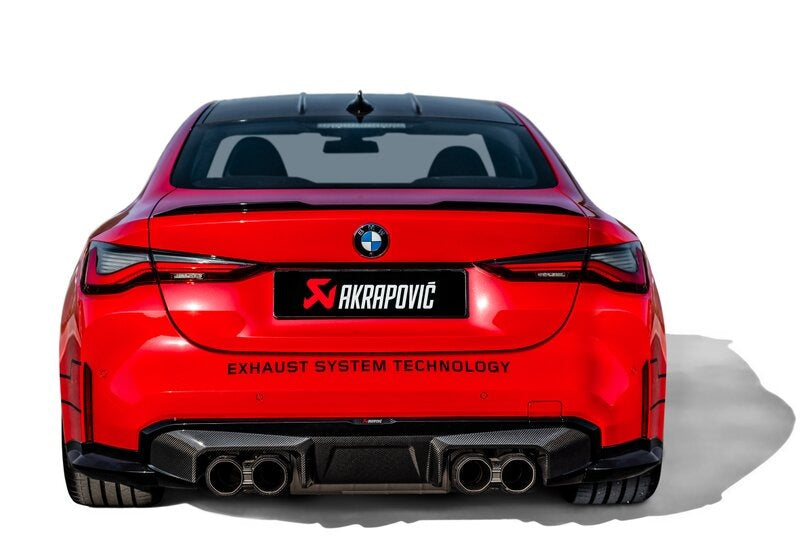 Akrapovic Rear Carbon Fibre Diffuser - High Gloss Black - G80 M3 G82 G83 M4 S58