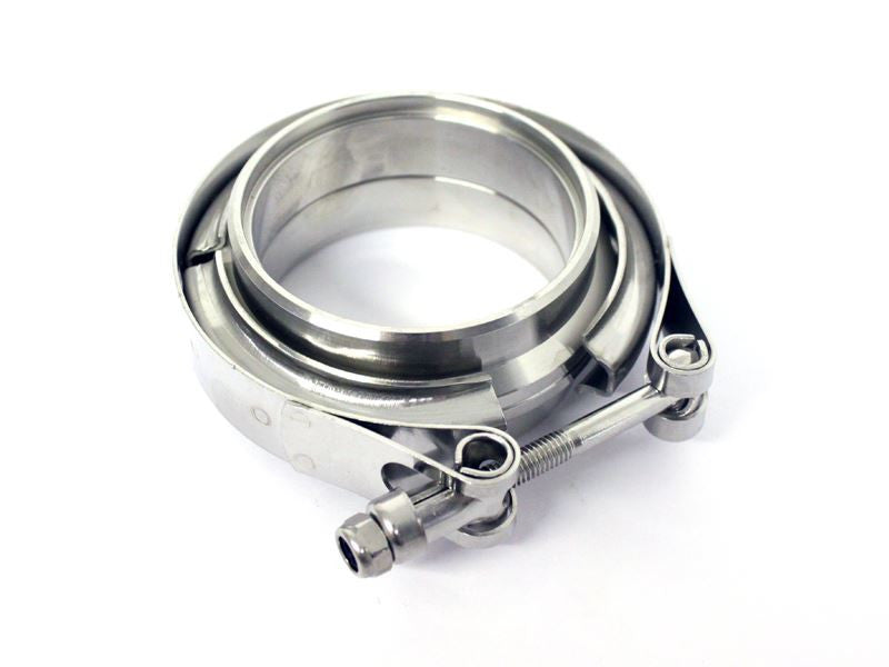Stainless Steel Exhaust V-Band Clamp with Male / Female Flanges