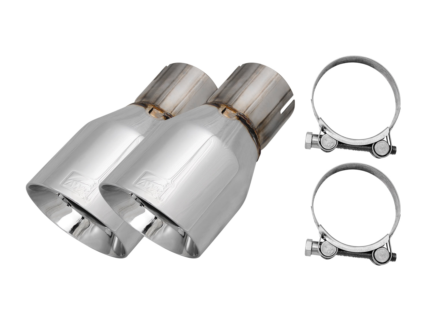 AWE Replacement Exhaust Tip Kits - Chrome Silver / Diamond Black / Vapor Blue