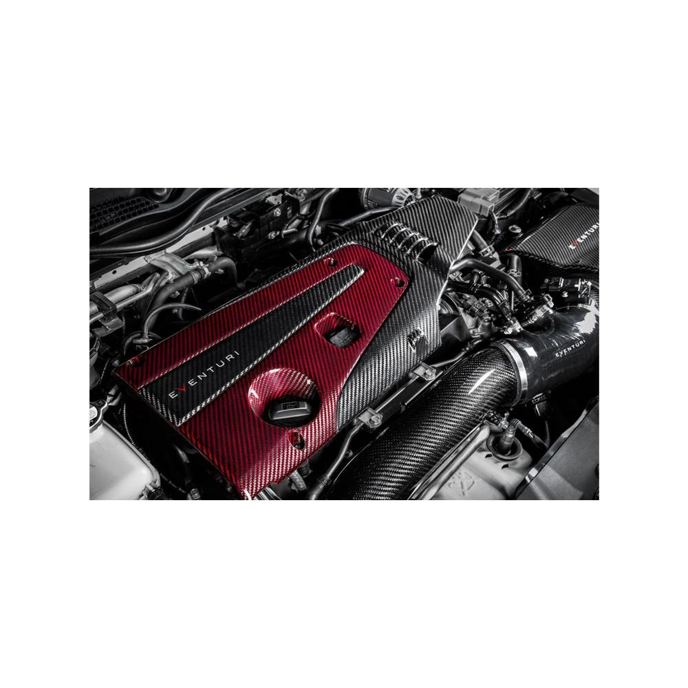 Eventuri FK8 and FK2 Engine Cover Red and Black