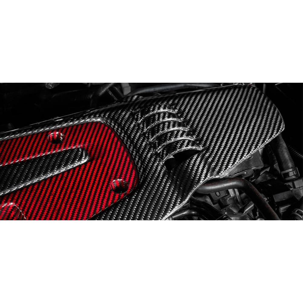 Eventuri FK8 and FK2 Engine Cover Red and Black