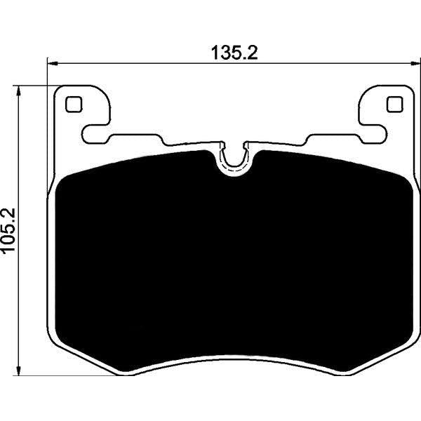 VelocityAP Jaguar FPace SVR Porterfield R4-S Brake Pads Rear AP 2367