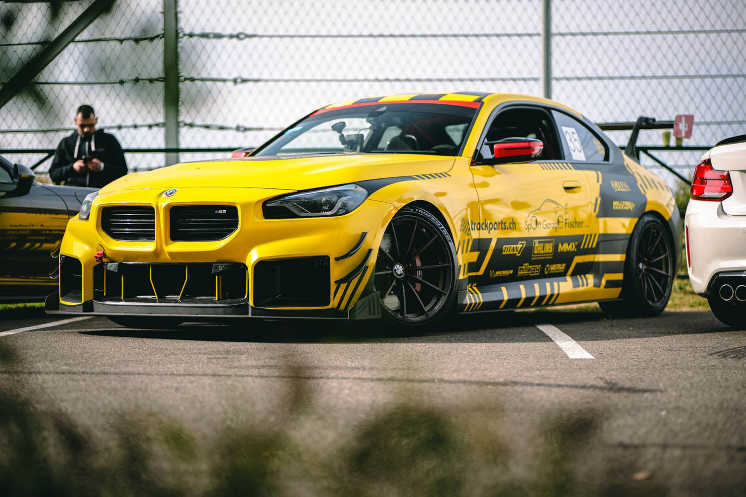 Verus Engineering UCW Swan Neck Rear Wing Kit - FFV Endplates - BMW G87 M2 S58