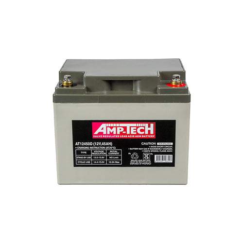 Amptech Ritar Amptech AT12450D AGM Deep Cycle Battery 12V 45Ah - Image 1