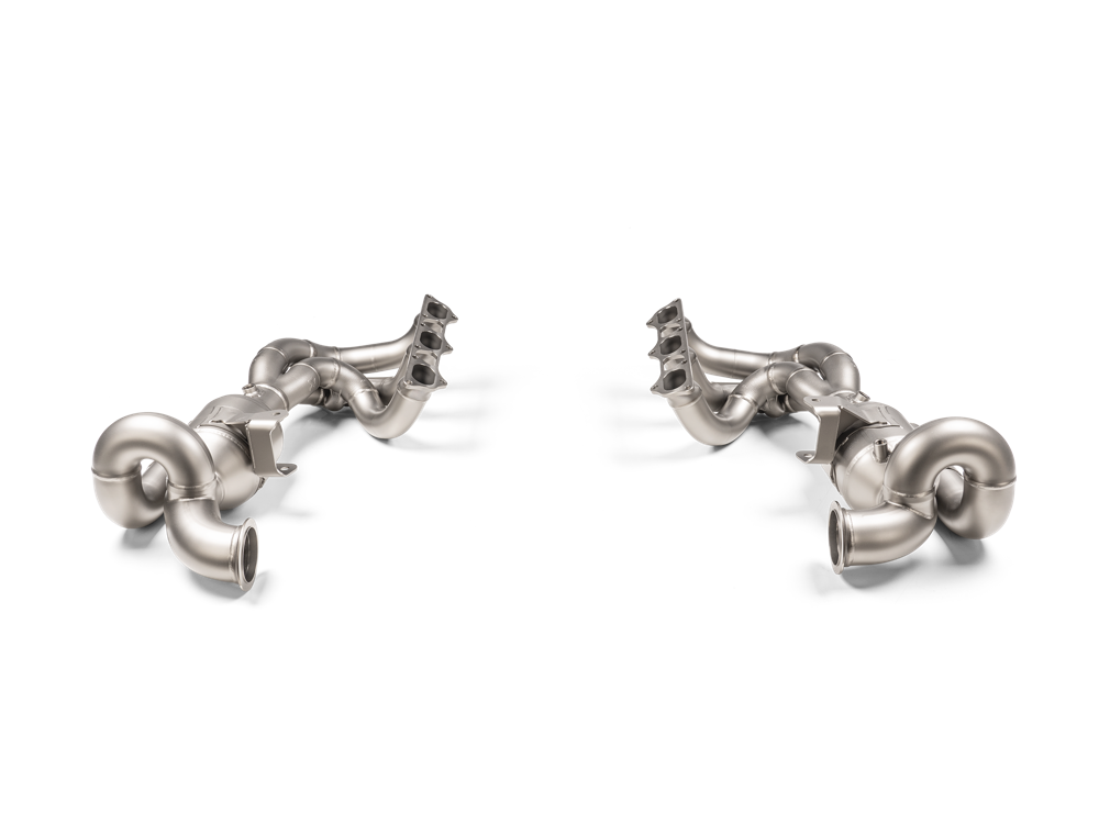 Akrapovic Evolution Header Set (Titanium) for Porsche 992 GT3