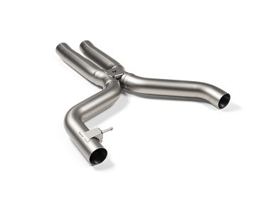 Akrapovic Evolution Link Pipe set (Titanium) Short for G8X M2 / M3 / M4