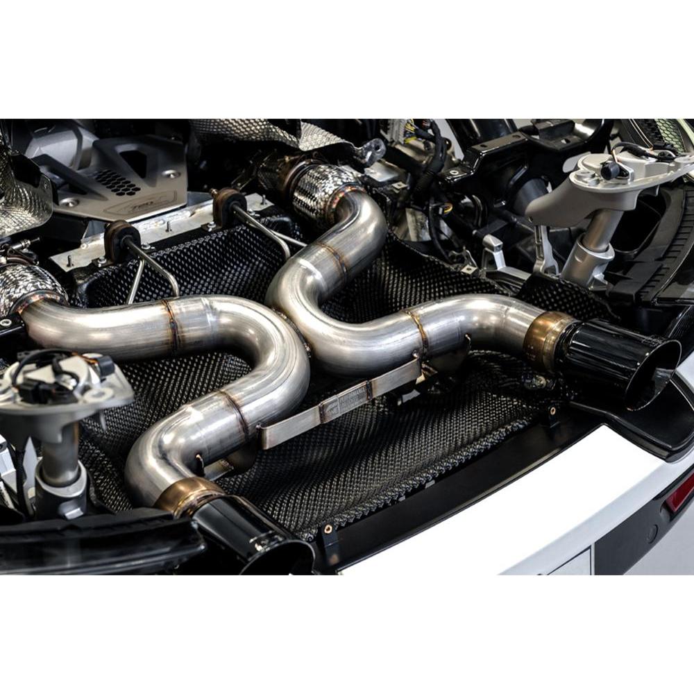 AWE McLaren 720S Performance Exhaust - Diamond Black Tips
