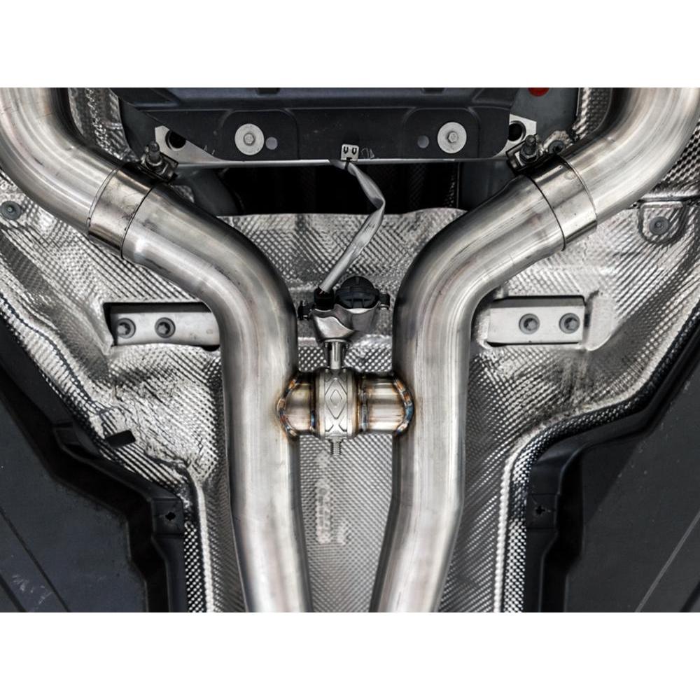 AWE 2019+ Mercedes Benz C63 AMG Coupe (W205) SwitchPath Cat-Back Exhaust - No Tips
