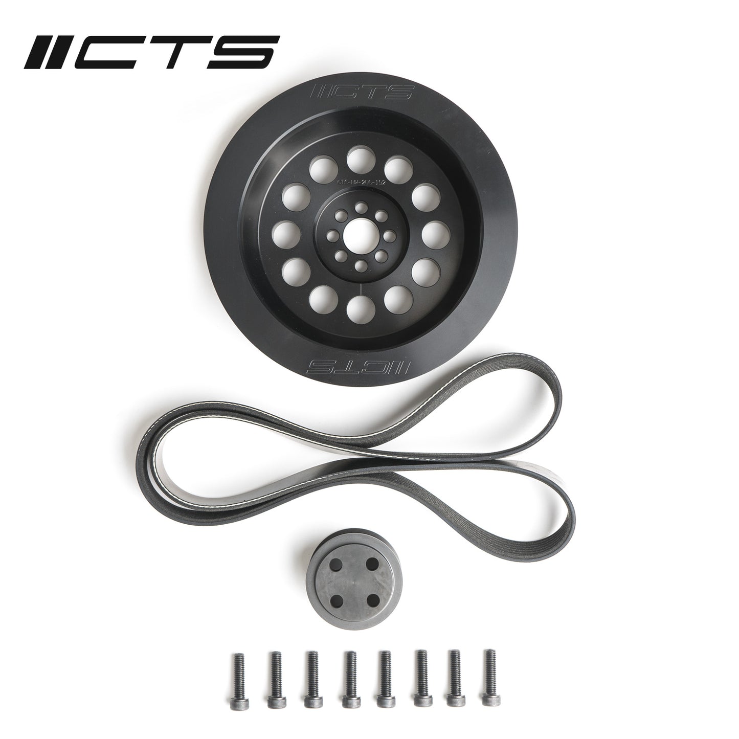 CTS Turbo 3.0T V6 Dual Pulley Upgrade Kit (Press-on, 180mm)