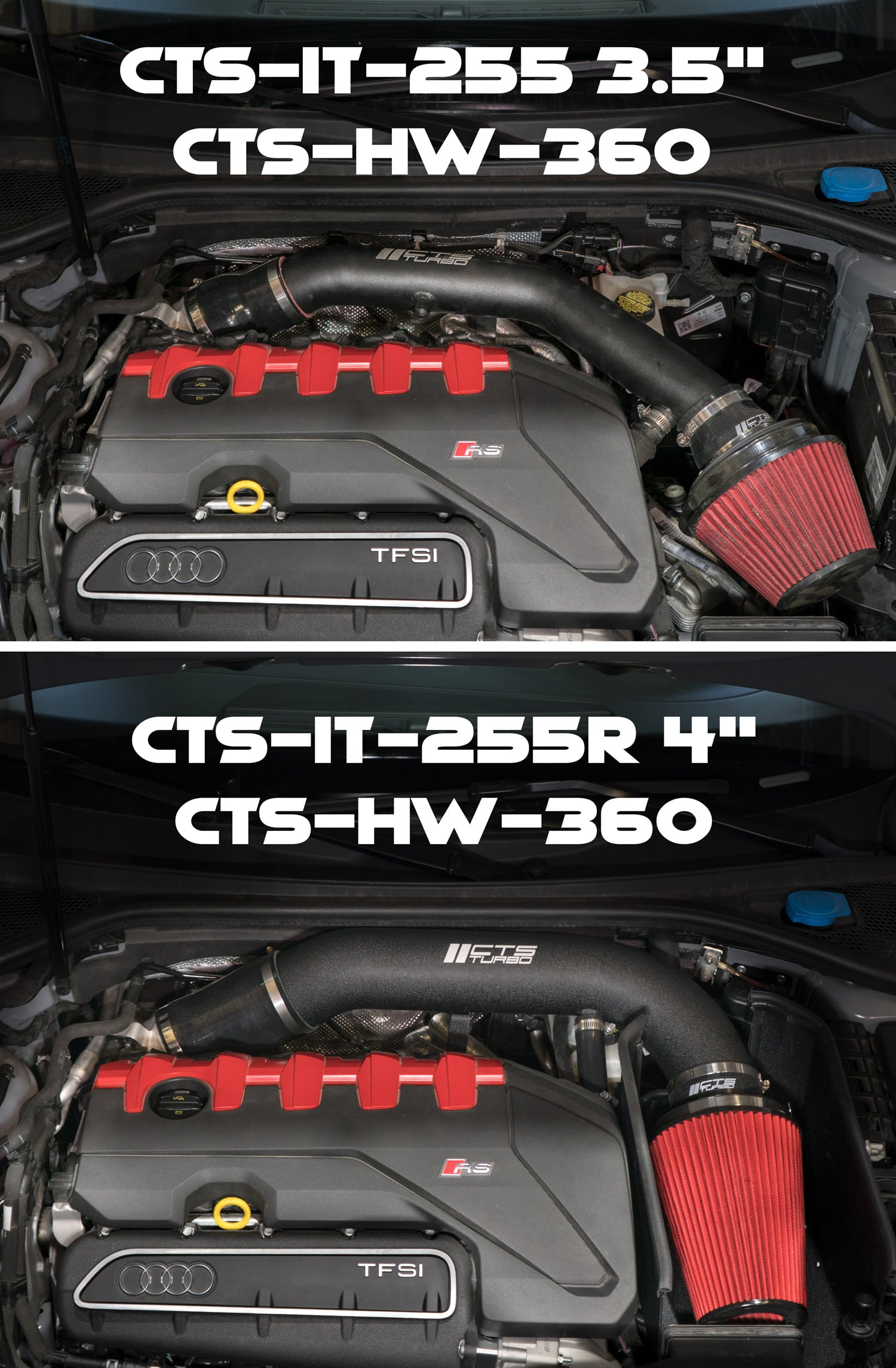 CTS Turbo 4" Turbo Inlet Pipe for 8V Audi RS3/8S Audi TT-RS