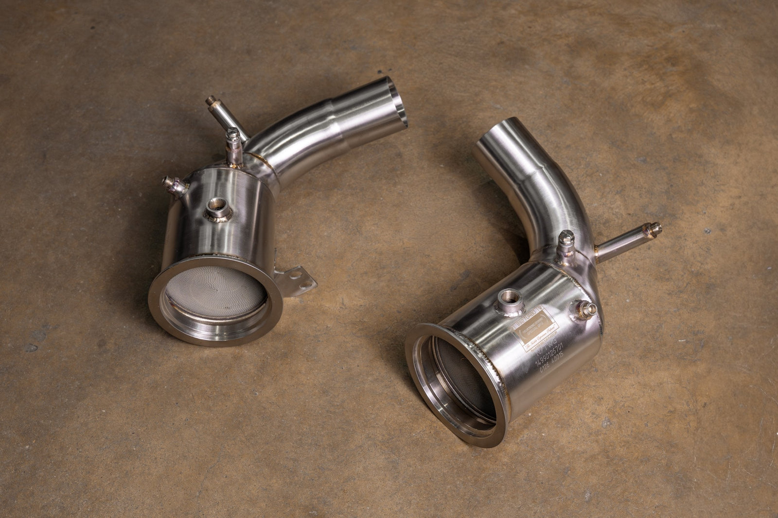 Valvetronic 400 Cell Catted Down Pipes For Porsche 992 Turbo / Turbo S