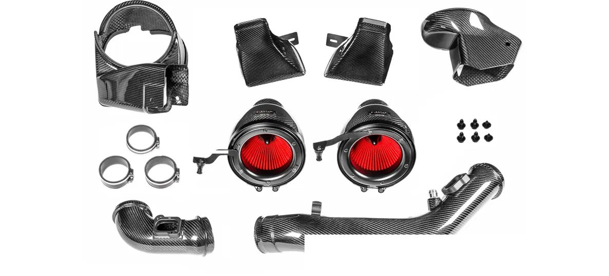 Eventuri BMW F8X M3/M4 V2 Full Black Carbon Intake with Sealed Carbon ducts