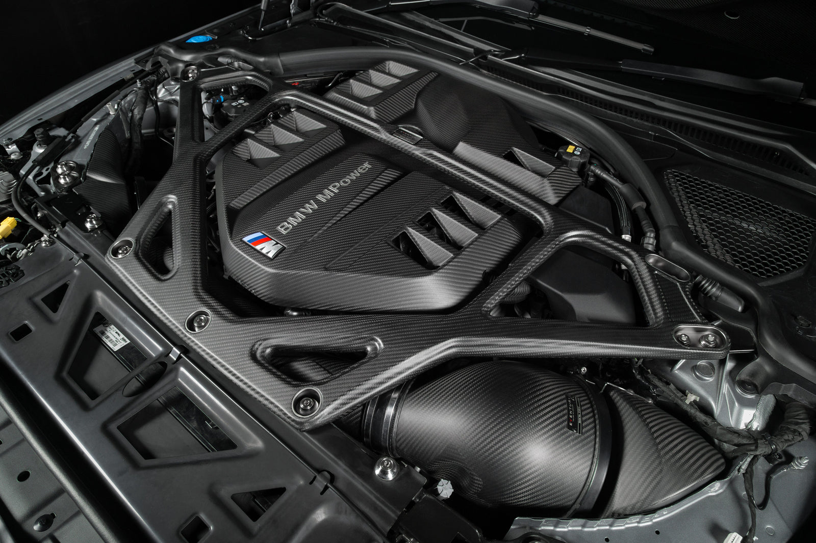 Eventuri Carbon Strut Brace for BMW G8x M2, M3, M4 - Matte Finish