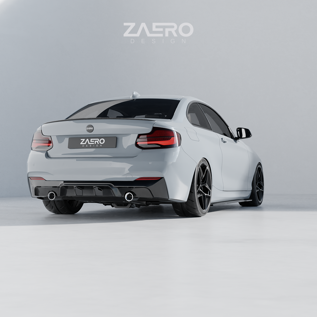 Zaero Design EVO-1 Diffuser for BMW 2 Series F22 F23 2014-2021