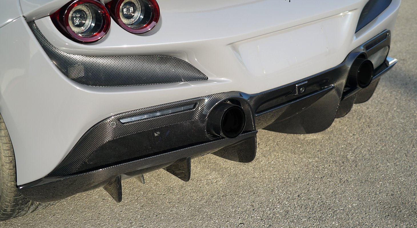 NOVITEC Ferrari F8 Tributo/Spider | Cover For Rear Diffusor Air-Opening