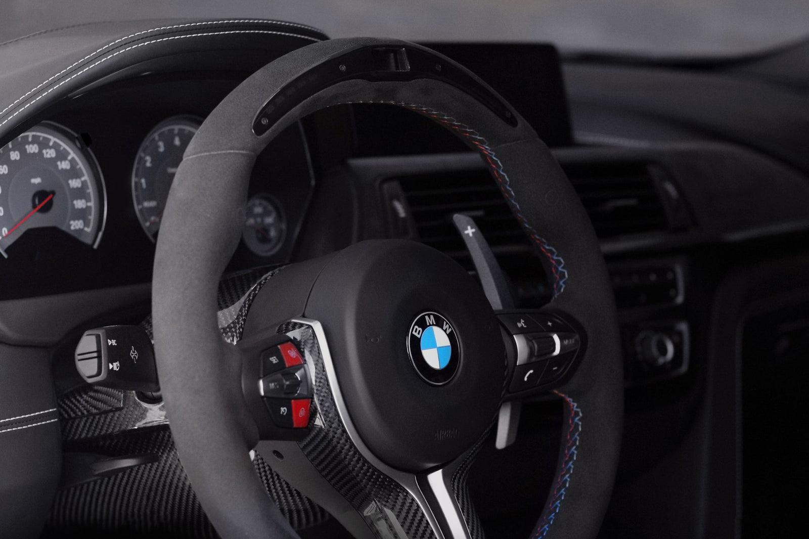 Goldenwrench Supply BMW F Chassis BLACKLINE Spec Billet Paddle Shifter Sets