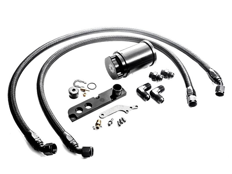 Integrated Engineering MK5 & MK6 Golf R 2.0T FSI Recirculating Catch Can Kit (For OEM Valve Cover)