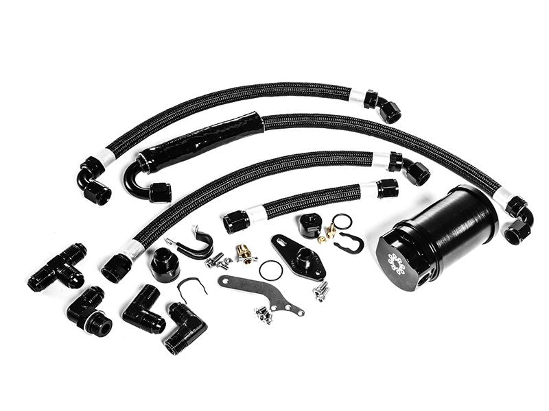 Integrated Engineering 2.0T FSI Catch Can Kit For IE Billet Valve Cover | Fits MK5, MK6 Golf R, Mk2 TTS