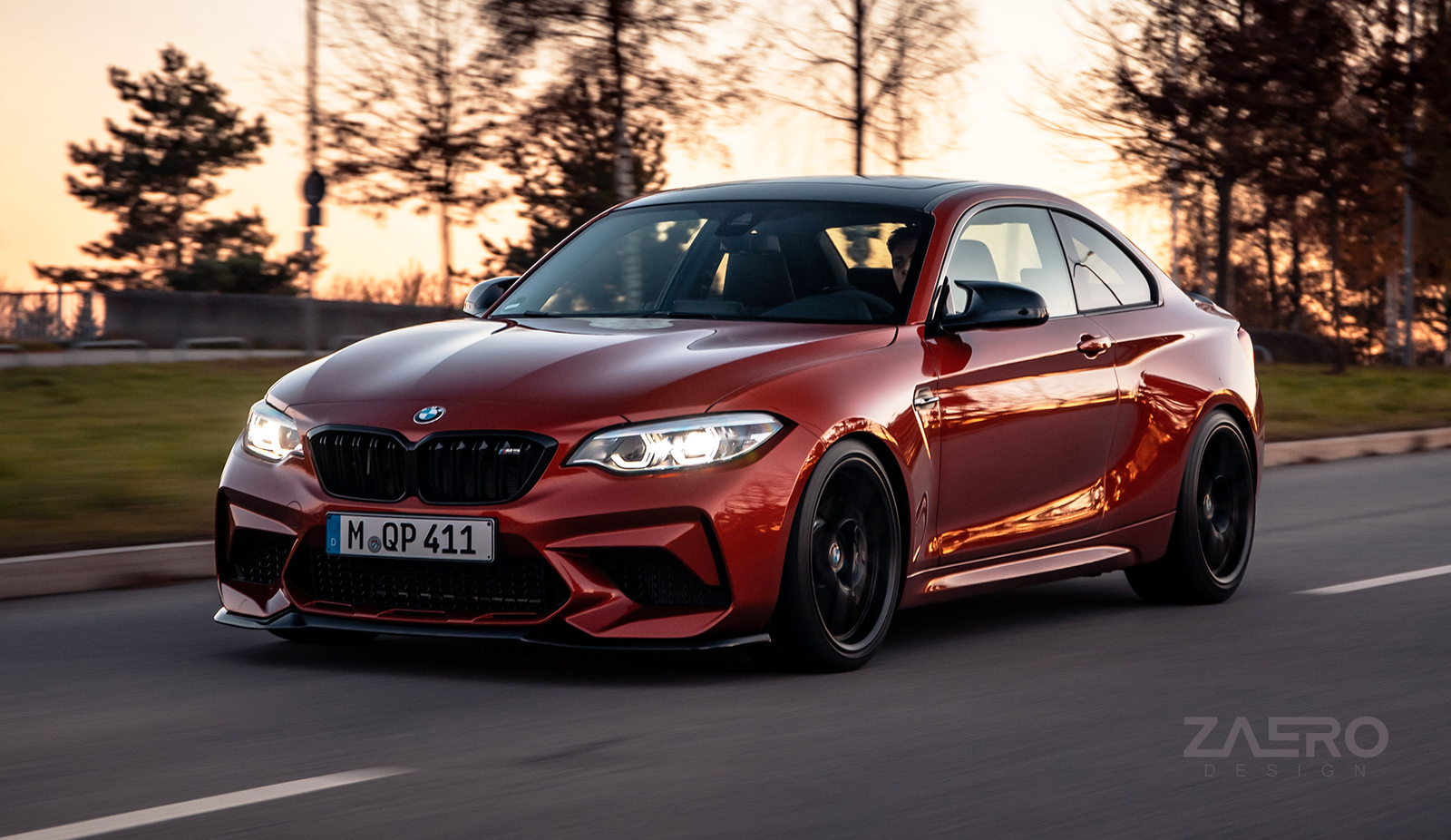 Zaero Design EVO-S Front Lip/Splitter for BMW M2 / M2 Competition F87 (LCI) 2018+