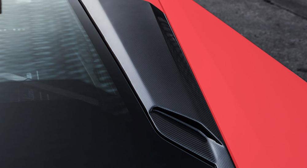 NOVITEC Lamborghini Huracan/EVO/RWD | Roof Air Intake Scoop Only for Cars with Glass-Engine Bonnet - Ready For Painting