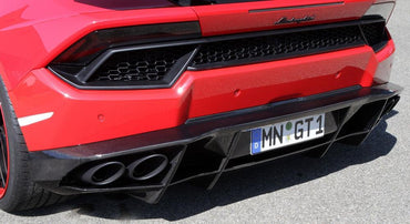 NOVITEC Lamborghini Huracan/Spyder/RWD | Rearbumper For Diffusor - Visible Carbon