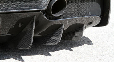 NOVITEC Ferrari 488 Spider/GTB | Diffusor Fins - Visible Carbon