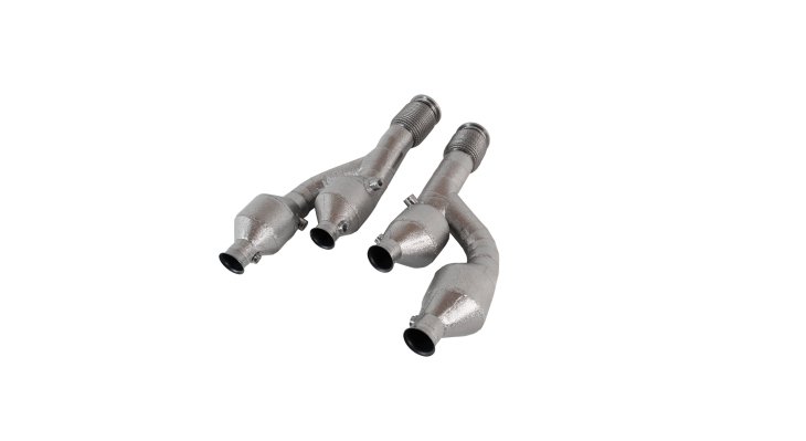 Lamborghini Revuelto | Novitec Sport Metal Catalysts (Set) - Original exhaust complete covered with high-temperature heat protection
