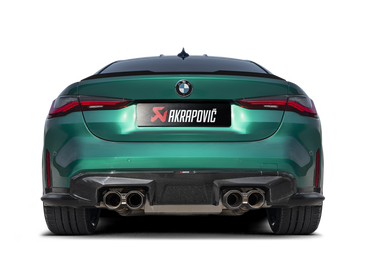 Akrapovic BMW G80 G81 M3 / G82 M4 (Including CSL) Slip-On Line Exhaust with Octagonal Design Carbon Tail
