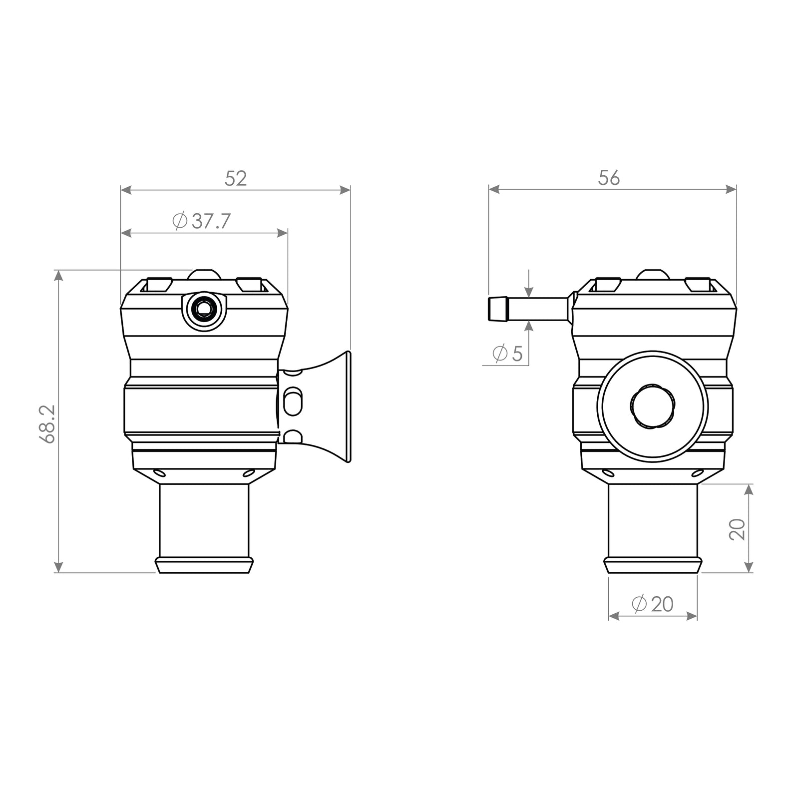 GFB SXV Mini KEI Car 660cc Turbo Valve (T9300)