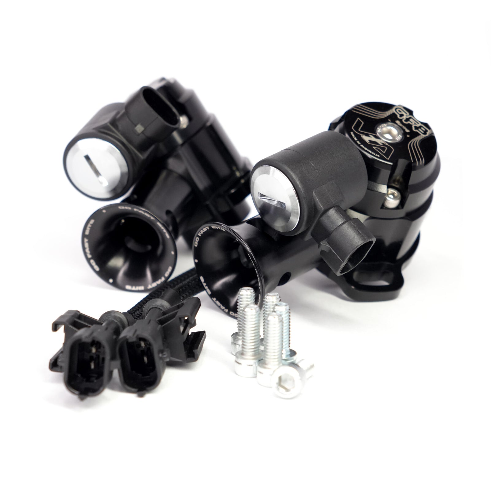 GFB VTA with Solenoid & Trumpet-Alfa Romeo Giulia & Stelvio Quadrifoglio V6 models x2 Valves Included (T9416-2)