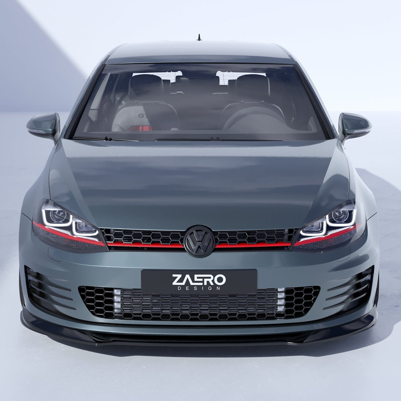 Zaero Design EVO-1 Front Lip/Splitter for Volkswagen Golf GTI MK7 2013-2017