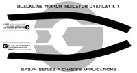 Goldenwrench Supply BMW 2/3/4 Series (F Chassis) Mirror Indicator Overlay Kits