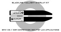 Goldenwrench Supply BMW X3 Series X3M Competition 2022+ (G01/F97 LCI) BLACKLINE Taillight Overlay Kit