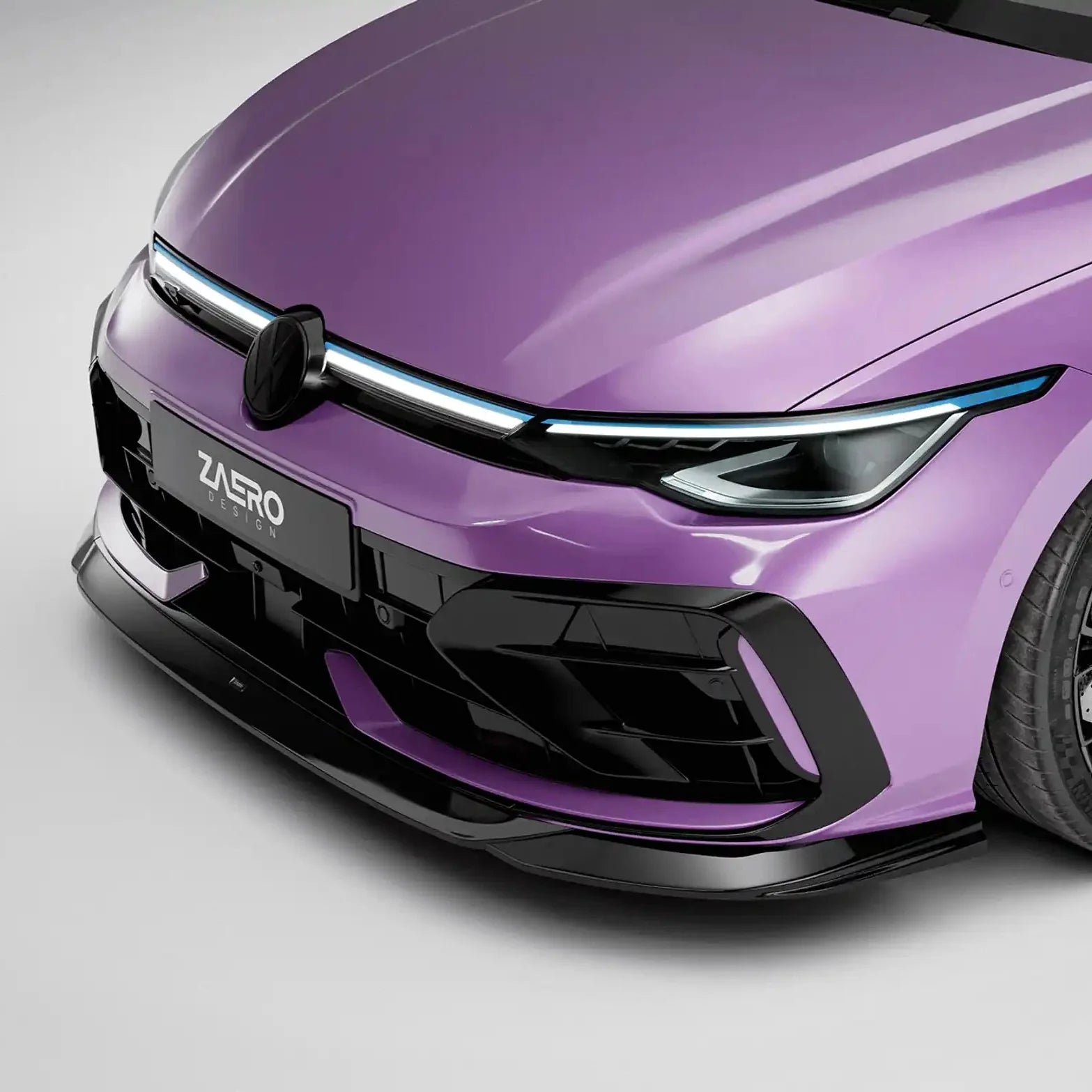 Zaero Design EVO-1 Front Lip for Volkswagen Golf R MK8.5 2025+