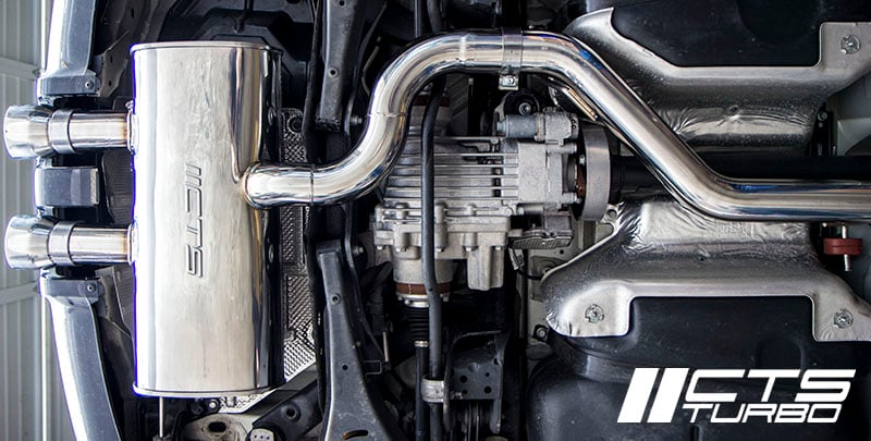 CTS Turbo VW MK6 Golf R 3" Turbo Back Exhaust High-Flow Cat