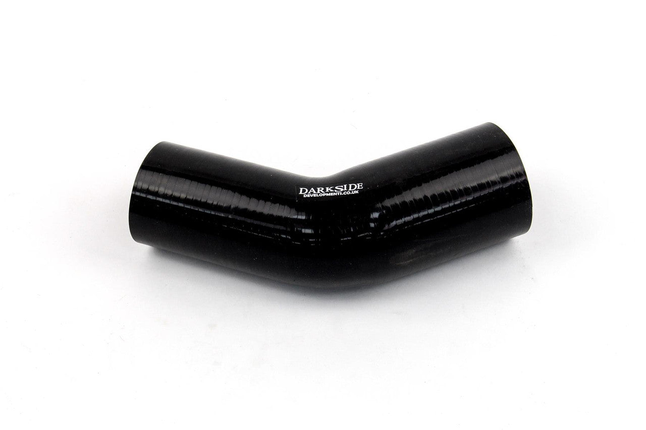 Darkside 63mm - 51mm (2.5" - 2.0") Reducing 45 degree Silicone Boost Hose