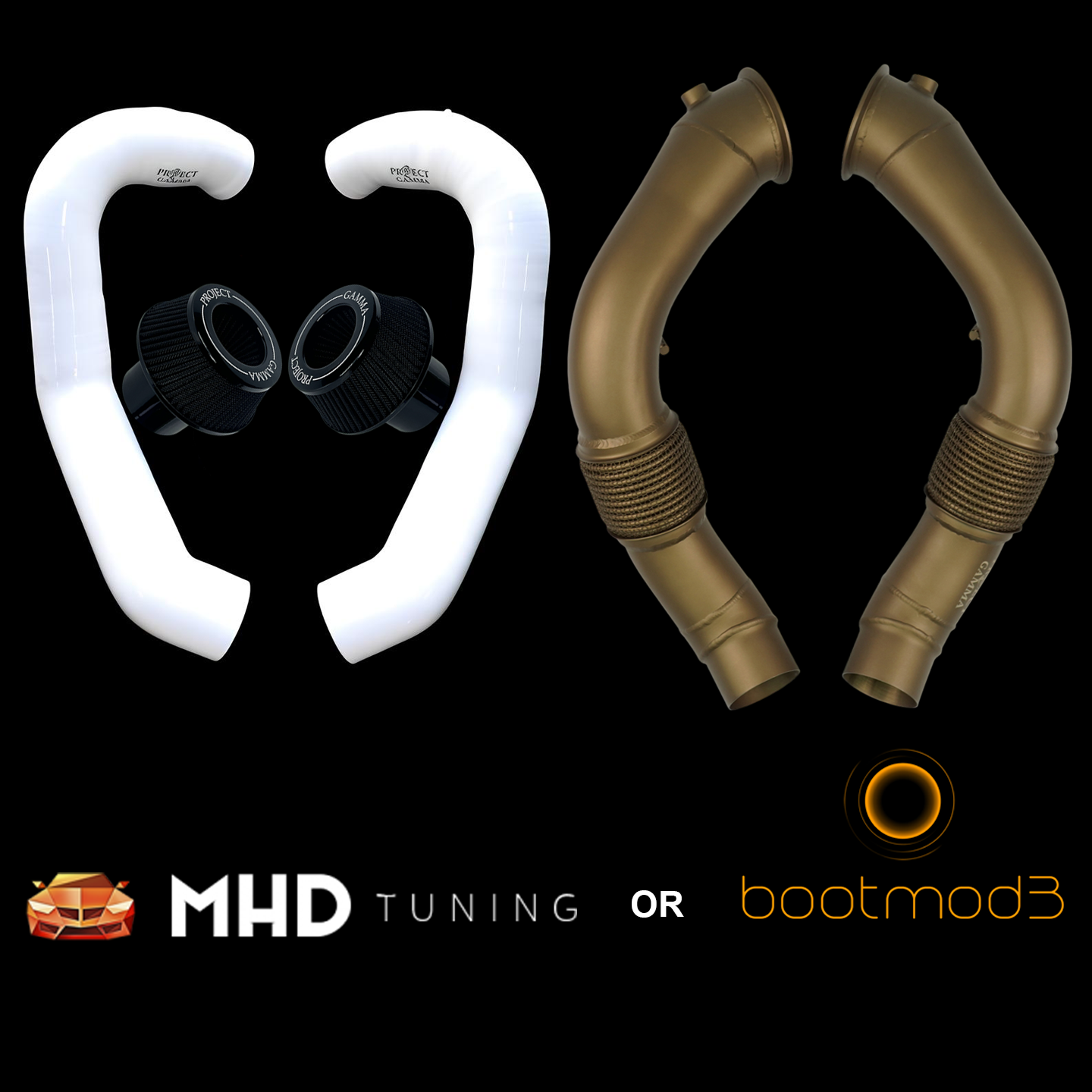 ProjectGamma BMW M5 | M6 (F10/F12/F06) Downpipe, Intake, Filters, and Bootmod 3 Package