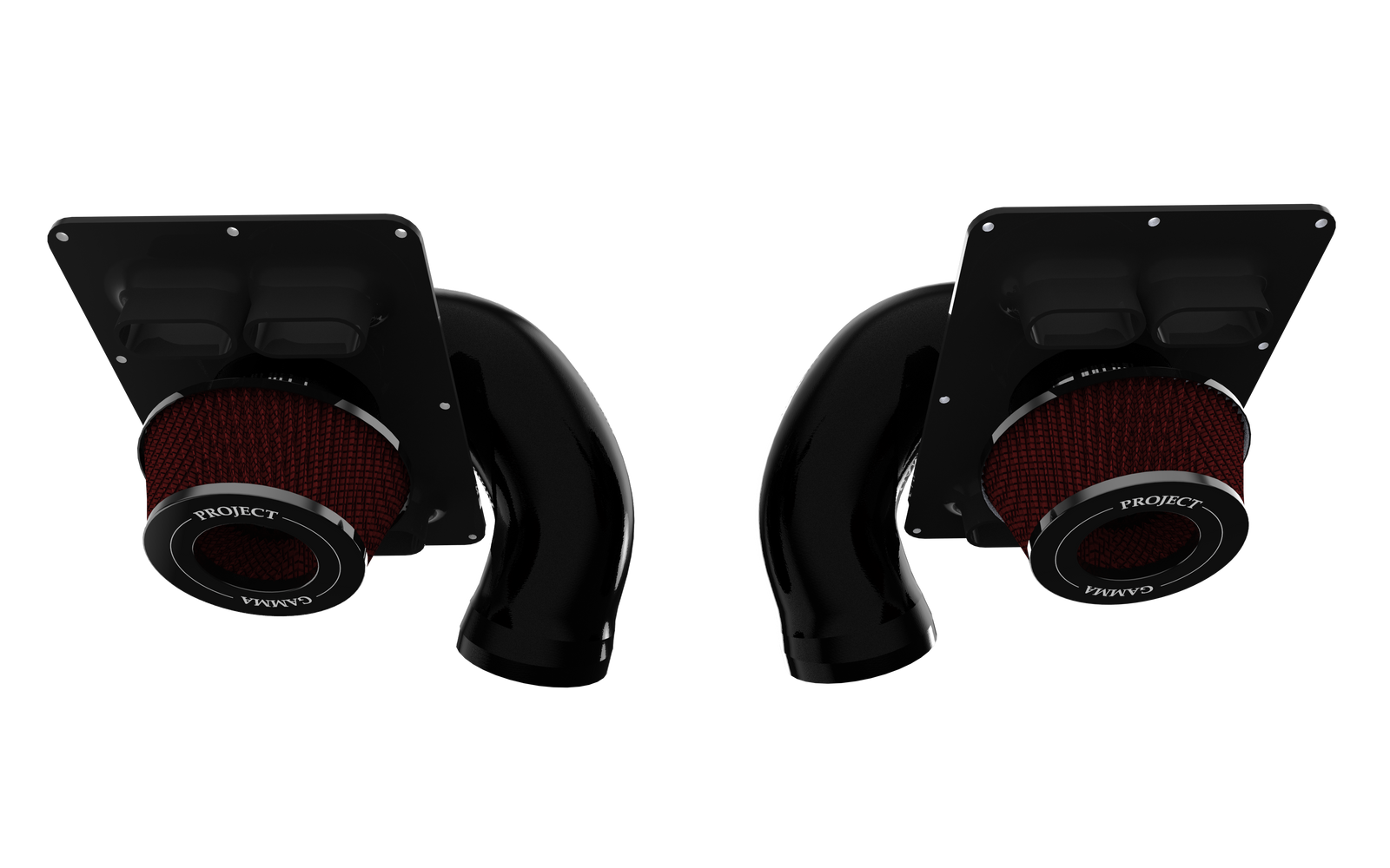 ProjectGamma Black Silicone Intake System for McLaren 540C / 570S / 570GT / 600LT